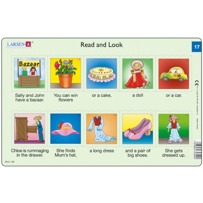 Puzzle s okvirom - Read and Look 17-18 (na engleskom)