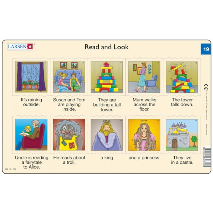 Puzzle s okvirom - Read and Look 19-20 (na engleskom)