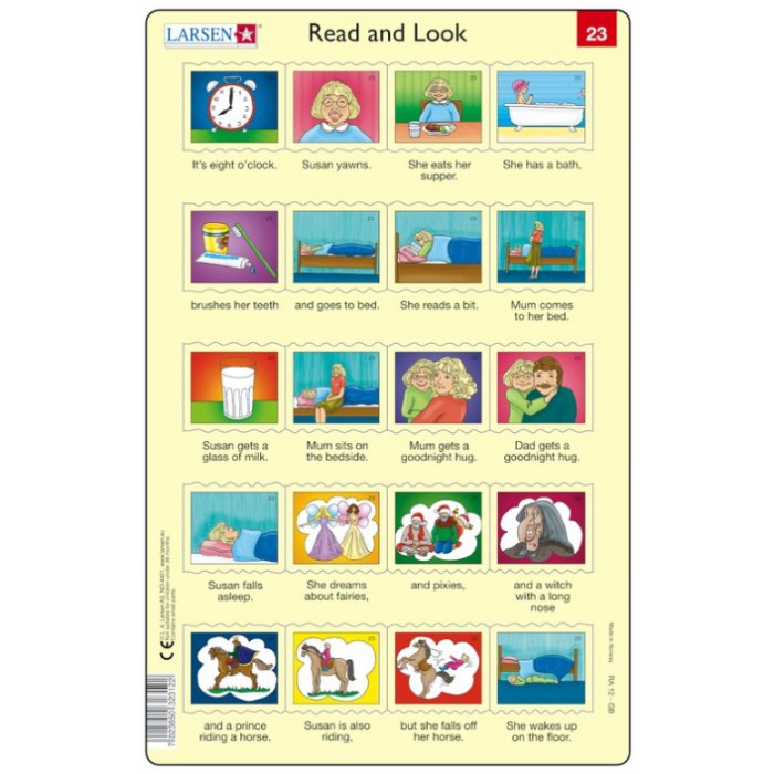 Puzzle s okvirom - Read and Look 23-24 (na engleskom)