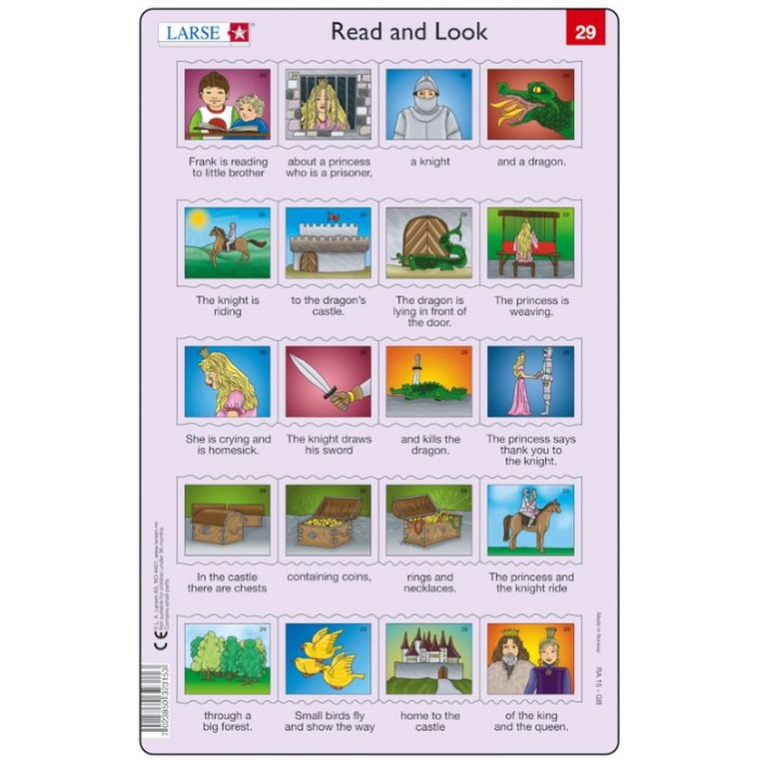 Puzzle s okvirom - Read and Look 29-30 (na engleskom)